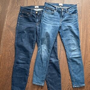 Women’s Blue Skinny Jeans jcrew trademark